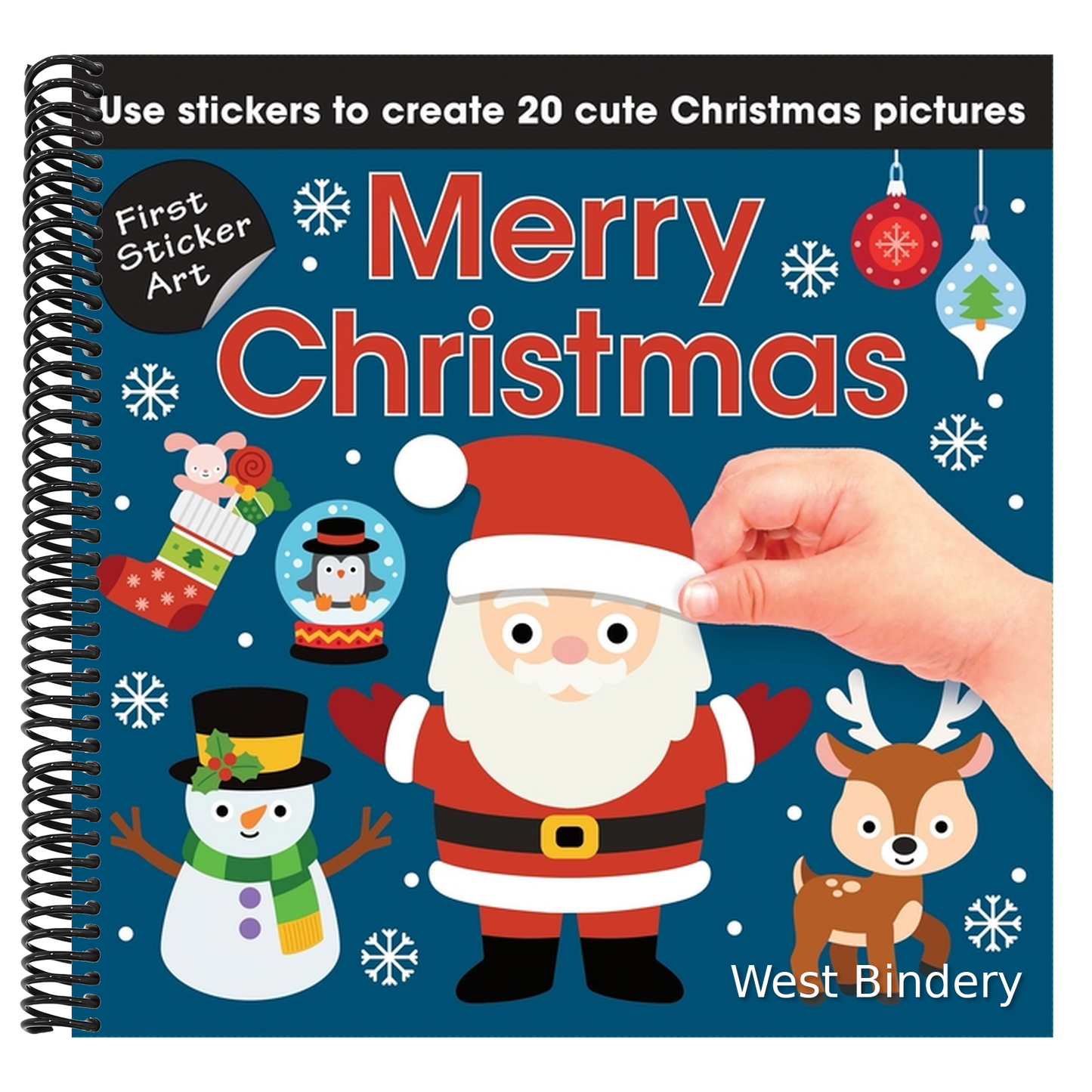 First Sticker Art: Merry Christmas