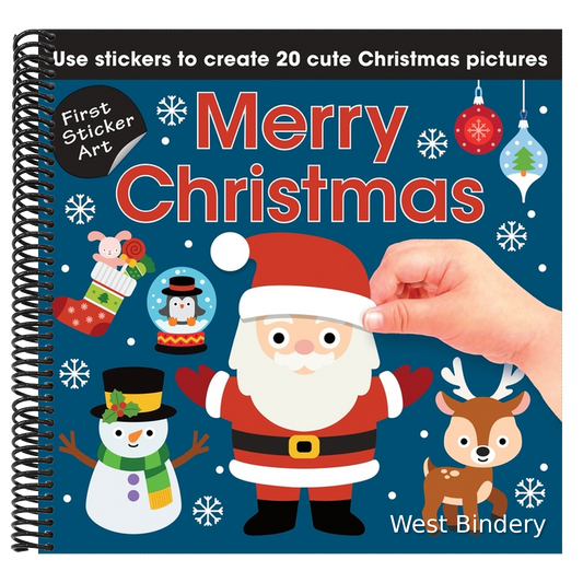 First Sticker Art: Merry Christmas