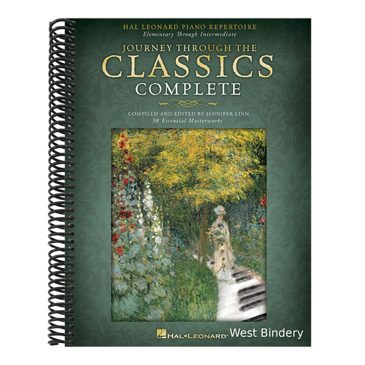 Journey Through the Classics Complete Hal Leonard Piano Repertoire 98 Classical Pieces for Beginners to Intermediate Educational Piano Library with On