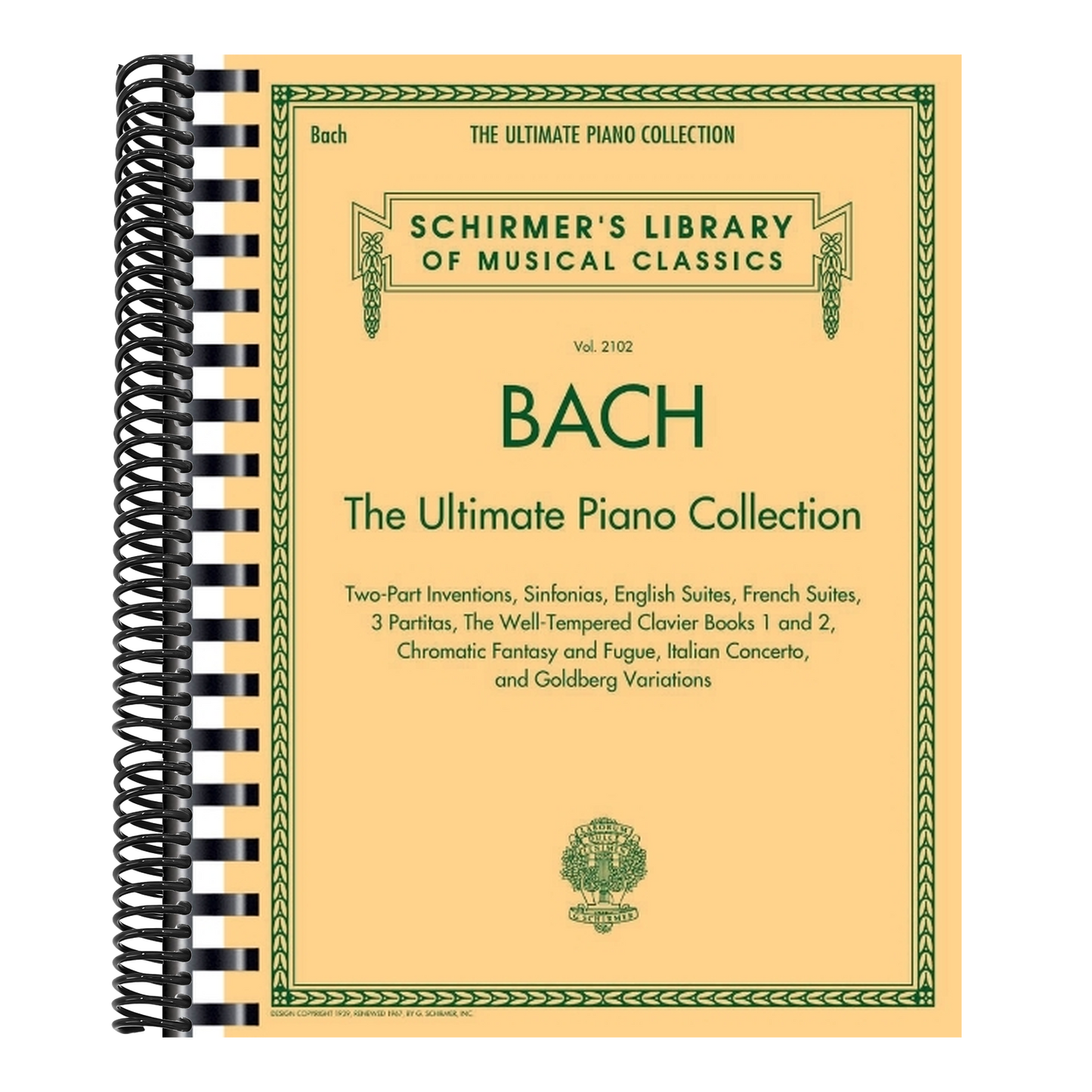 Bach: The Ultimate Piano Collection - Schirmer Library of Classics Volume 2102