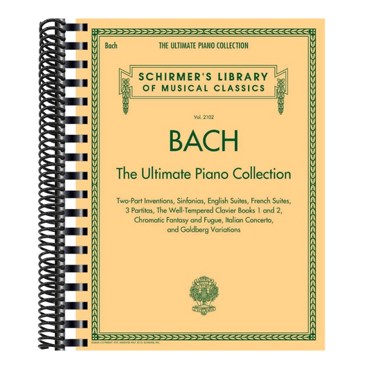 Bach: The Ultimate Piano Collection - Schirmer Library of Classics Volume 2102