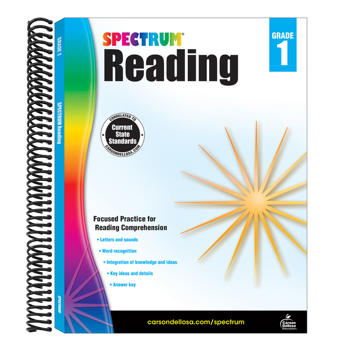 Spectrum Reading Workbook, Grade 1: Volume 20 (Spectrum) (Spiral Bound)