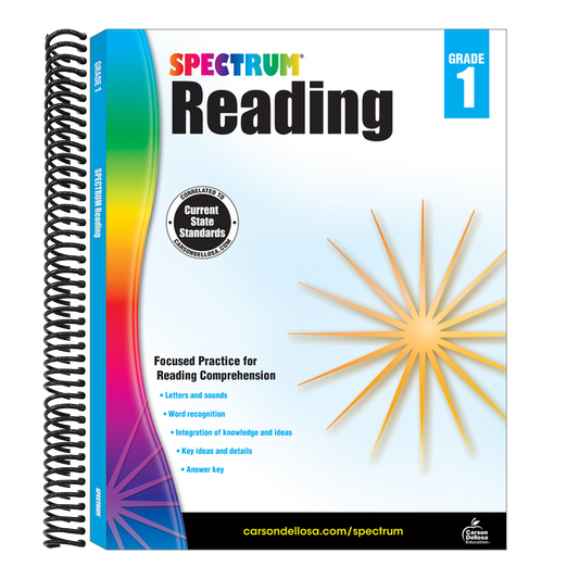 Spectrum Reading Workbook, Grade 1: Volume 20 (Spectrum) (Spiral Bound)