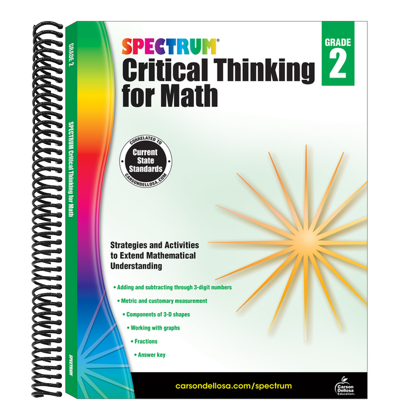 Spectrum Critical Thinking for Math, Grade 2: Volume 44