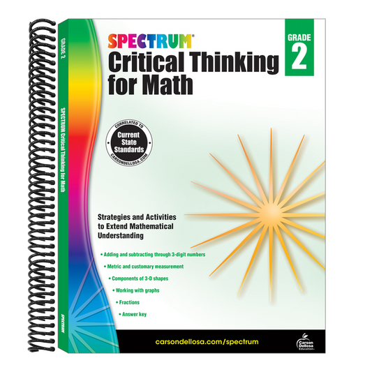 Spectrum Critical Thinking for Math, Grade 2: Volume 44