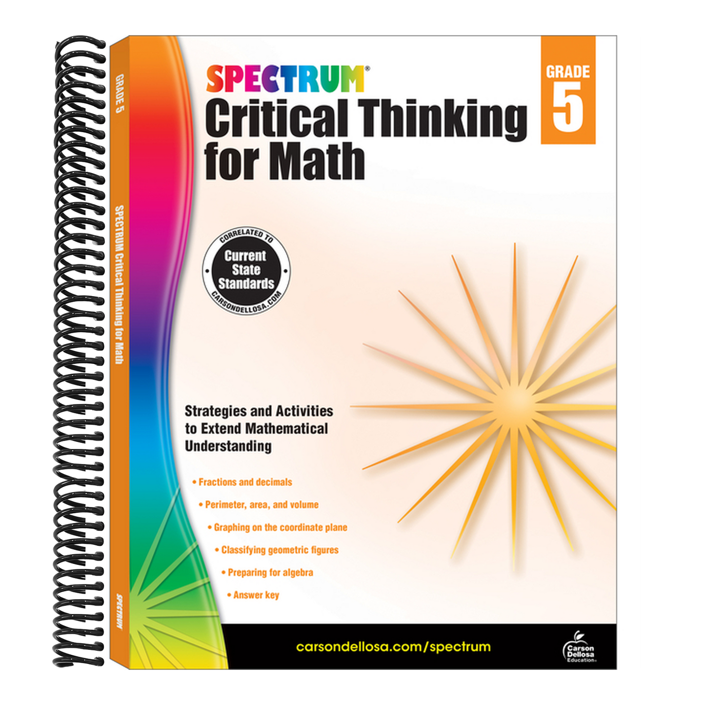 Spectrum Critical Thinking for Math, Grade 5: Volume 47