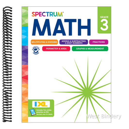 Spectrum Math Workbook, Grade 3