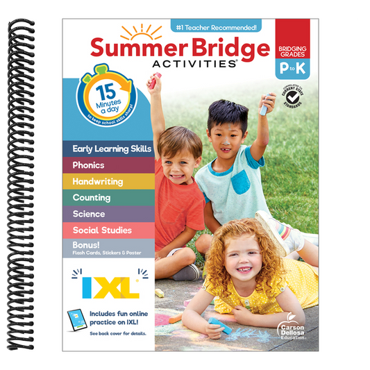 Summer Bridge Activities, Grades Pk - K (Summer Bridge Activities) (Spiral Bound)
