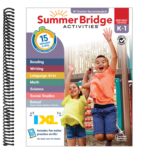 Summer Bridge Activities, Grades K - 1 (Summer Bridge Activities)