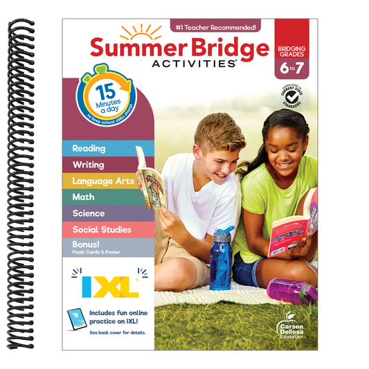Summer Bridge Activities, Grades 6 - 7 (Summer Bridge Activities) (Spiral Bound)