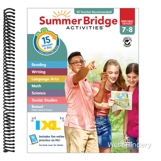 Summer Bridge Activities, Grades 7 - 8
