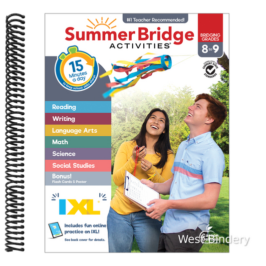Summer Bridge Activities, Grades 8 - 9