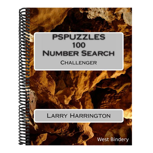 PSPUZZLES 100 Number Search Puzzles Challenger