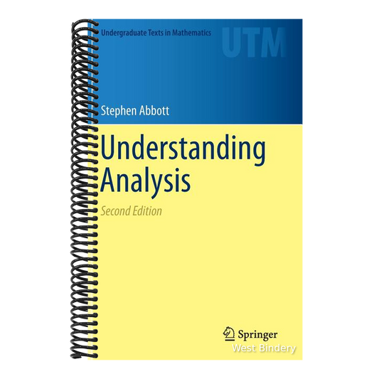 Understanding Analysis (2015, Corr. 2nd Printing 2016)