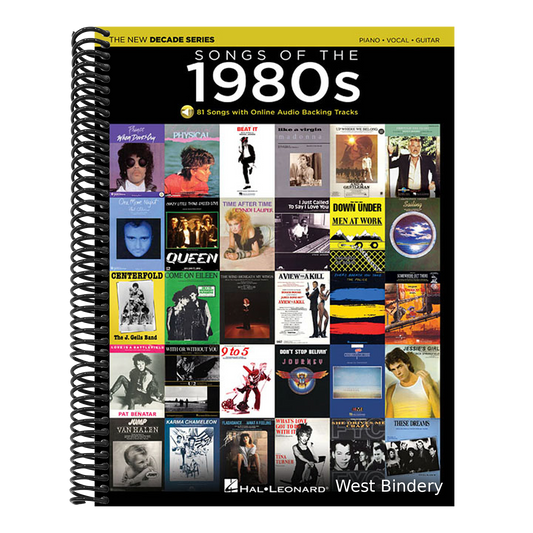 Songs of the 1980s - The New Decade Series with Online Backing Tracks Piano Vocal Guitar Songbook Over 80 Iconic Hits with Sheet Music