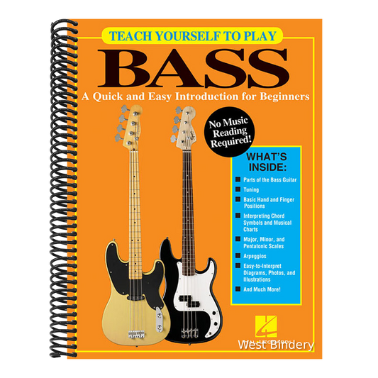 Teach Yourself to Play Bass Guitar Beginner S Guide with Easy Tablature Chords Scales Music Theory Step-By-Step Lessons for Electric and Acoustic Bass