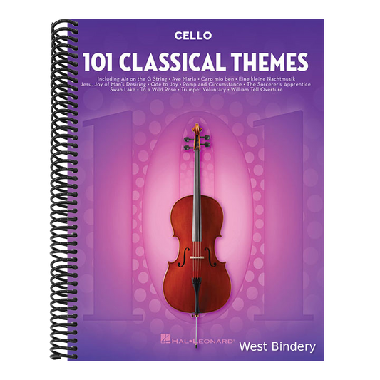 101 Classical Themes Cello Sheet Music Essential Repertoire for Cello Players Solo Instrumental Folio with Classical Favorites