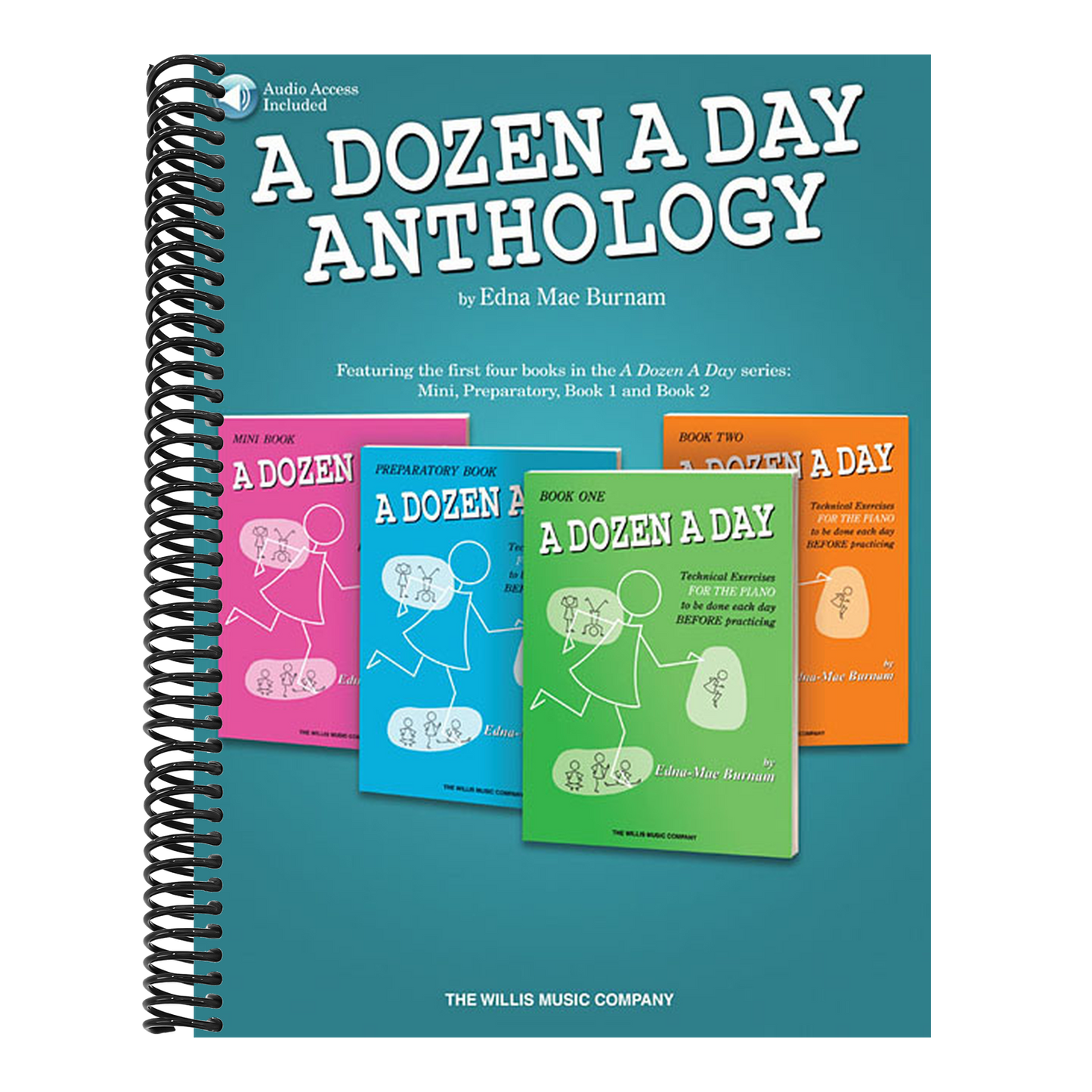 A Dozen a Day Anthology (Mini Preparatory 1 and 2 Books) - Beginner Piano Book for Kids & Teache