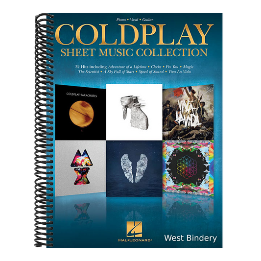 Coldplay Sheet Music Collection Piano Vocal Guitar Songbook 32 Popular Hits Including Viva La Vida Yellow Fix You and More Hal Leonard Music Book for