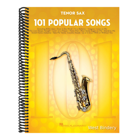 101 Popular Songs Tenor Sax Sheet Music Songbook Classic Pop Rock Hits for Beginners Intermediate Players Includes Billie Jean Piano Man Sweet Home Al