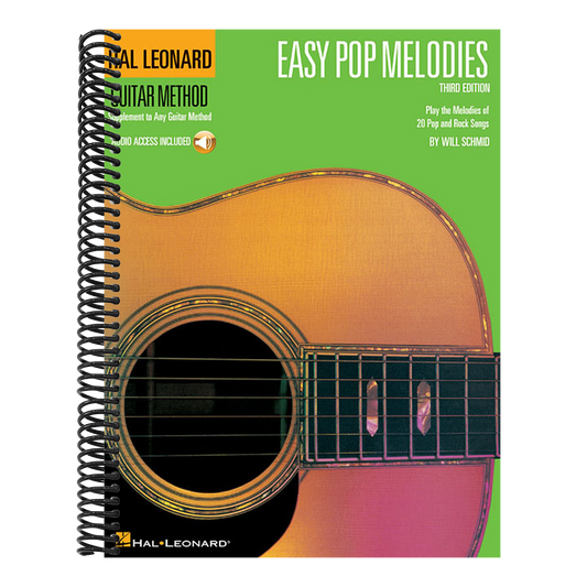 Easy Pop Melodies - Third Edition: Hal Leonard Guitar Method (Bk/Online Audio) (Revised)