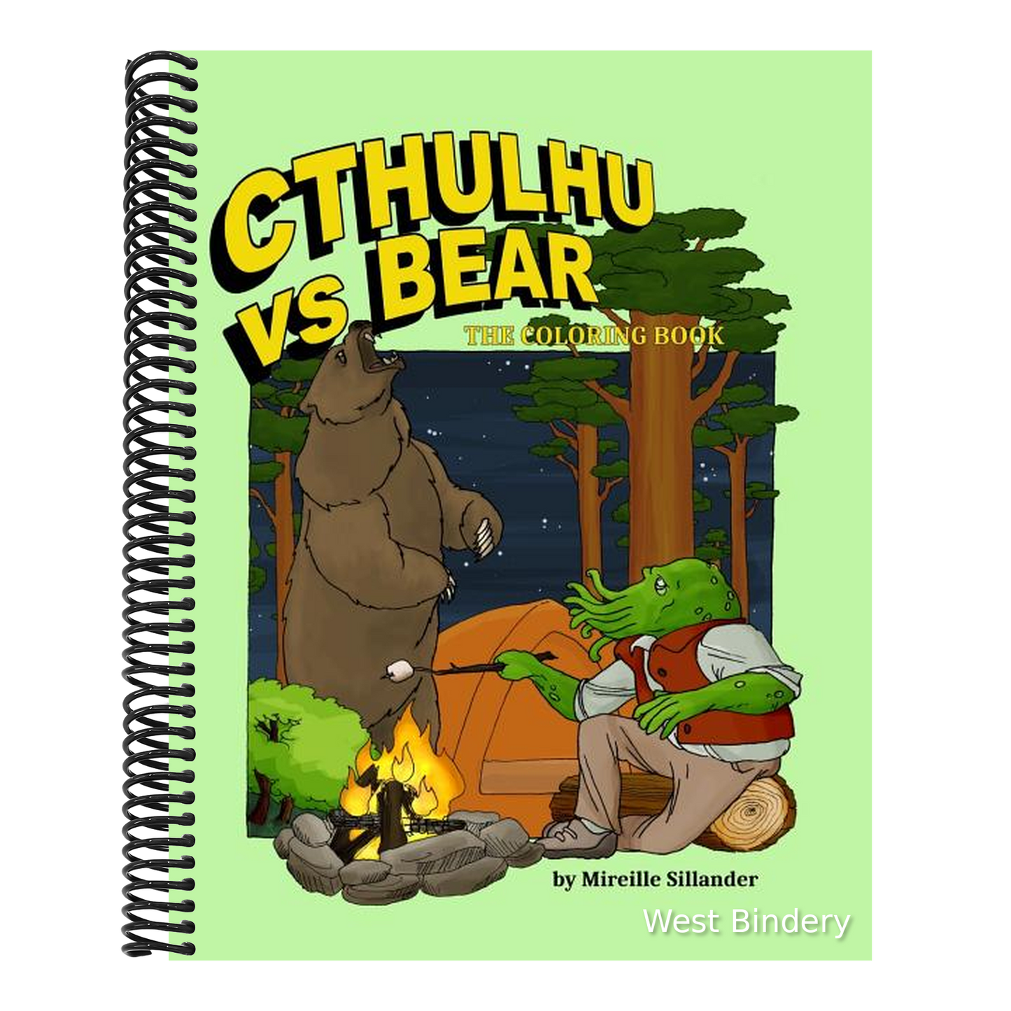 Cthulhu vs bear: The coloring book