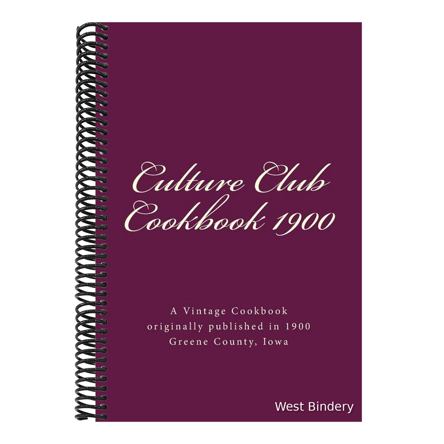Culture Club Cookbook 1900: Jefferson, Iowa