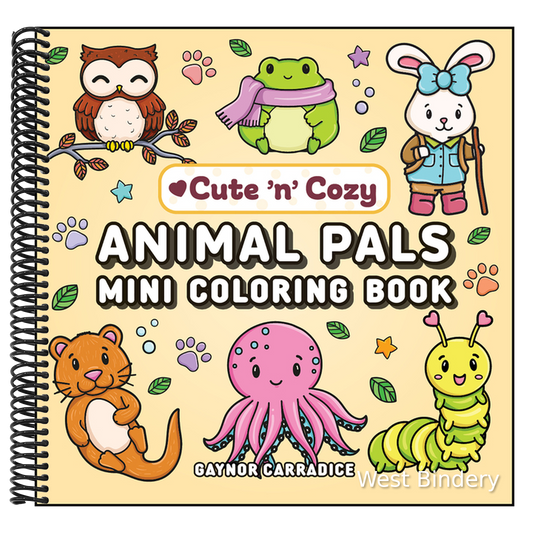Animal Pals Mini Coloring Book