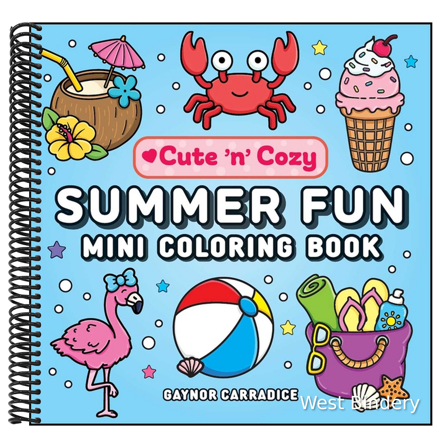 Summer Fun Mini Coloring Book