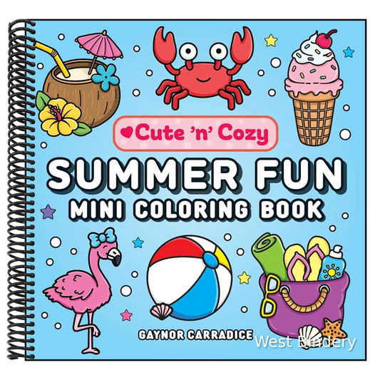 Summer Fun Mini Coloring Book