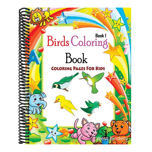 Coloring Pages For Kids Birds Coloring Book 1: Coloring Books for Kids