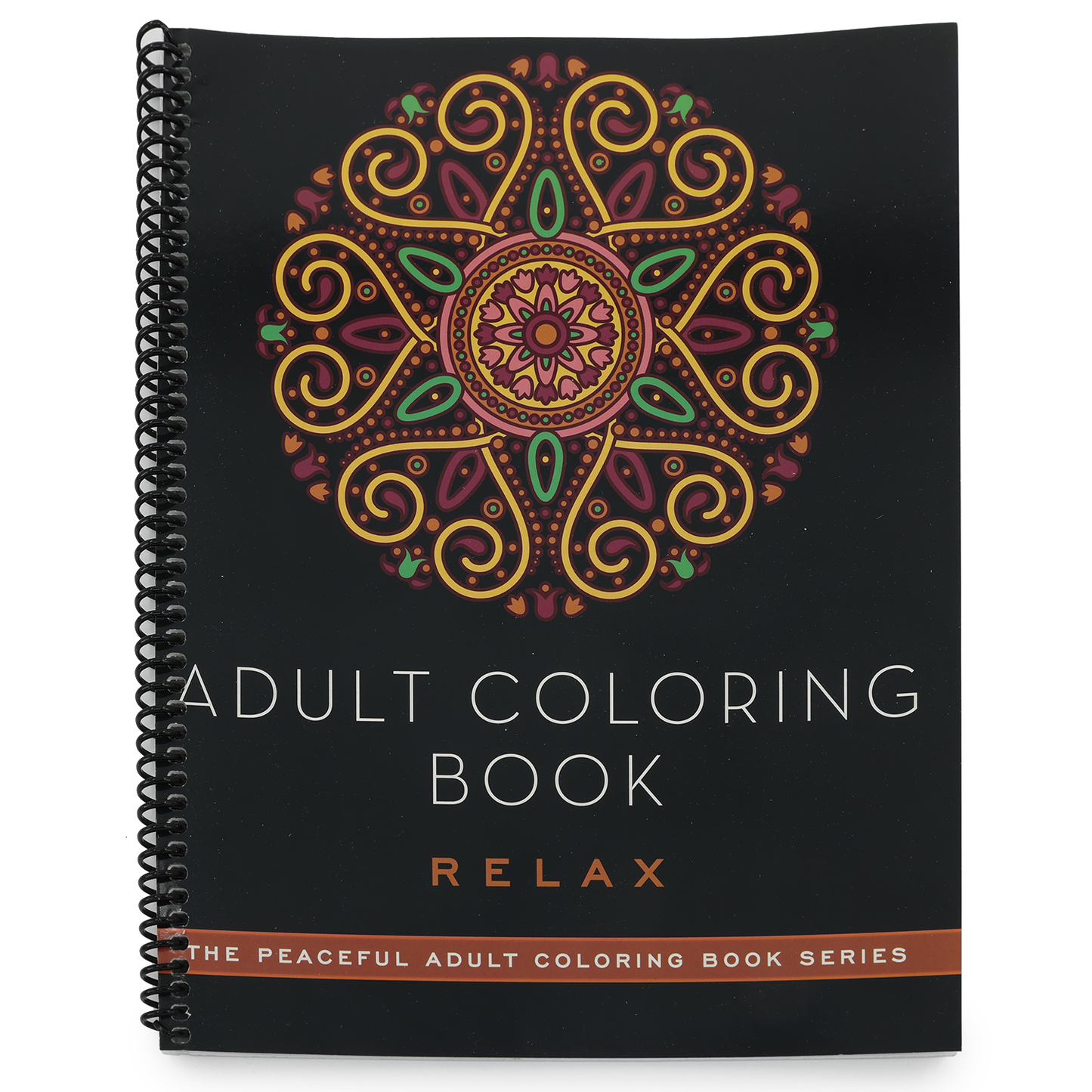 Adult Coloring Book: Relax (Peaceful Adult Coloring Book) (Spiral Bound)