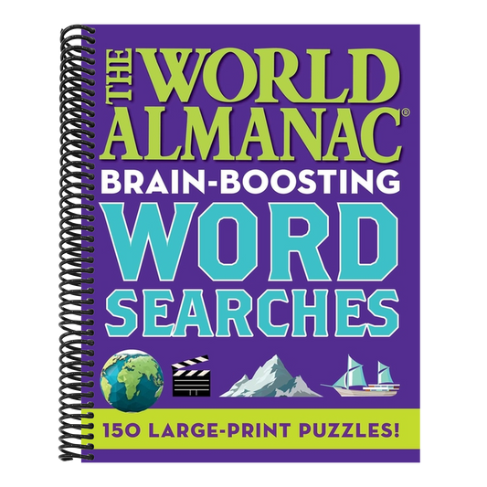 The World Almanac Brain-Boosting Word Searches: 150 Large-Print Puzzles!