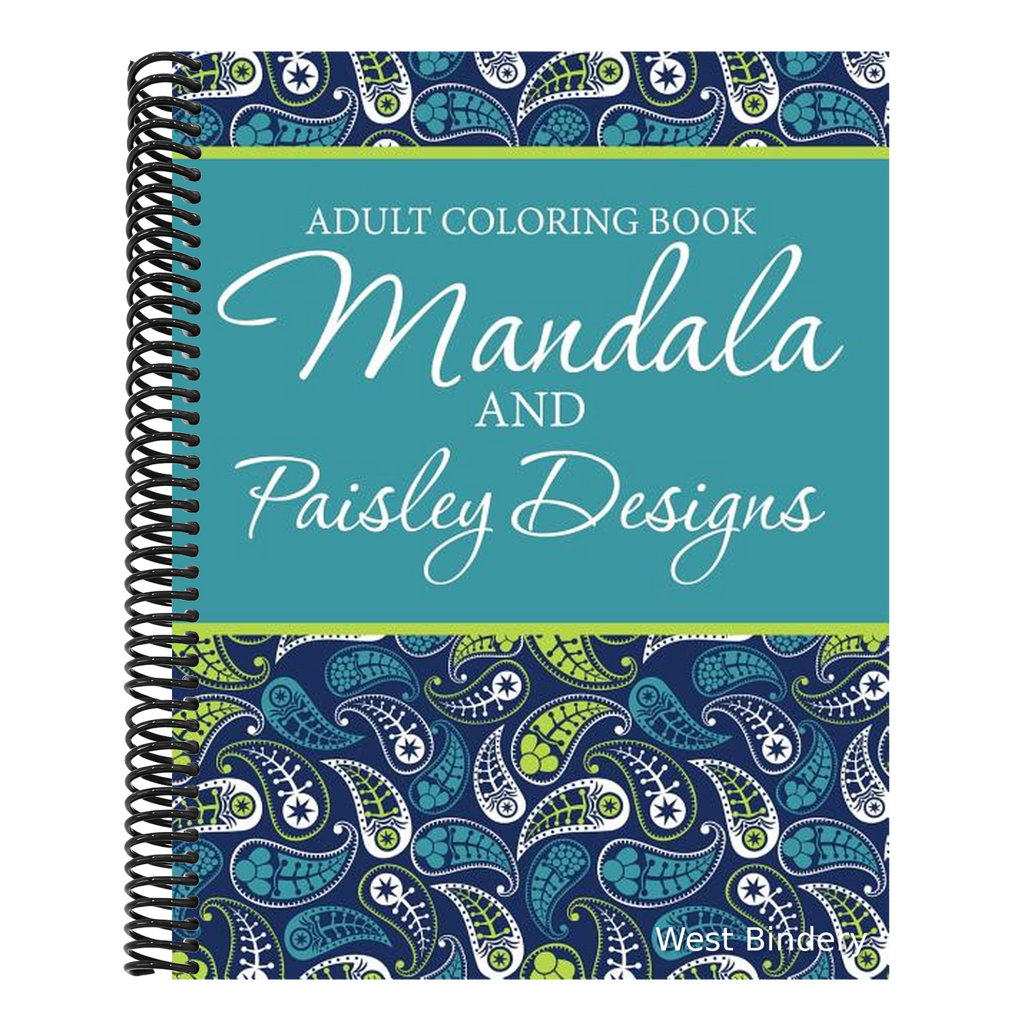 Adult Coloring Book - Mandala & Paisley Designs