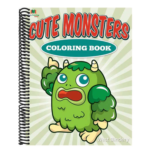Cute Monsters Coloring Book: Coloring Book for Kids