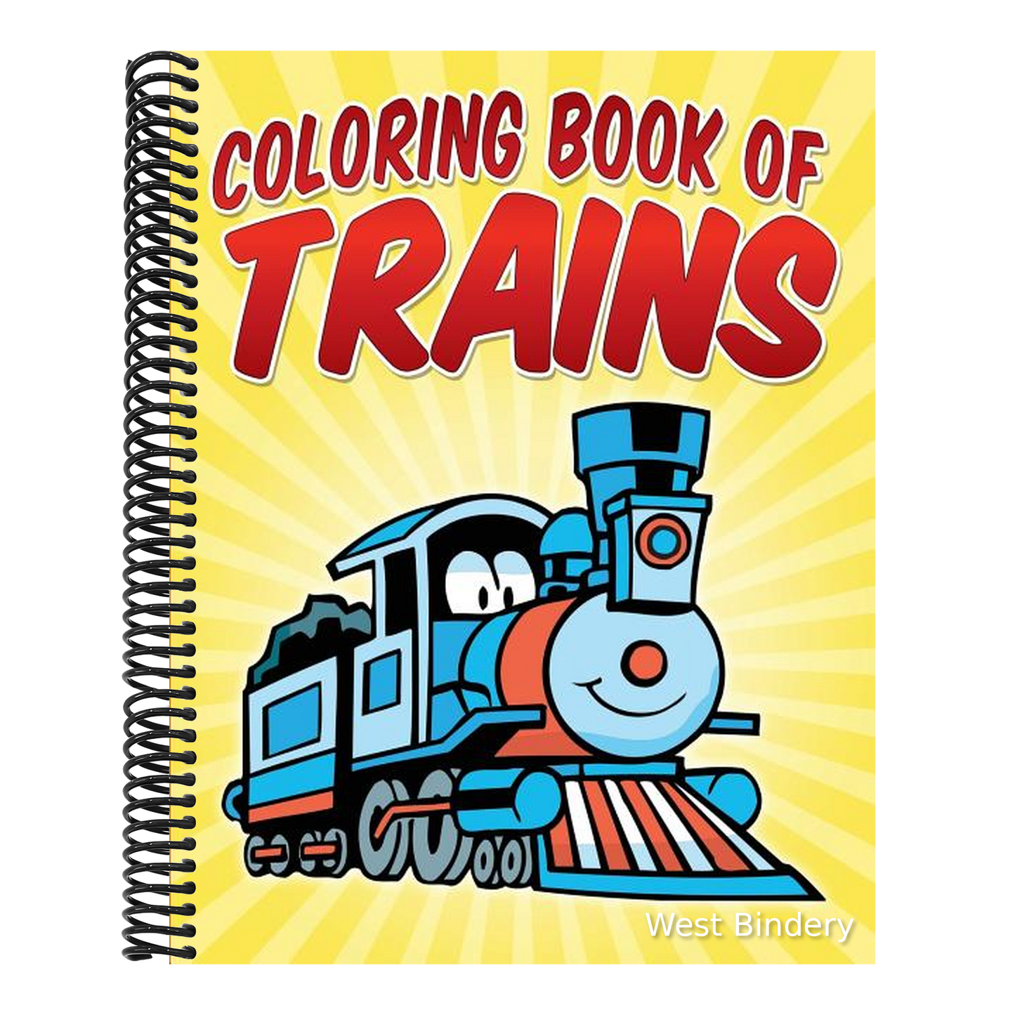 Coloring Book of Trains