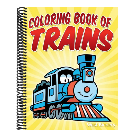 Coloring Book of Trains