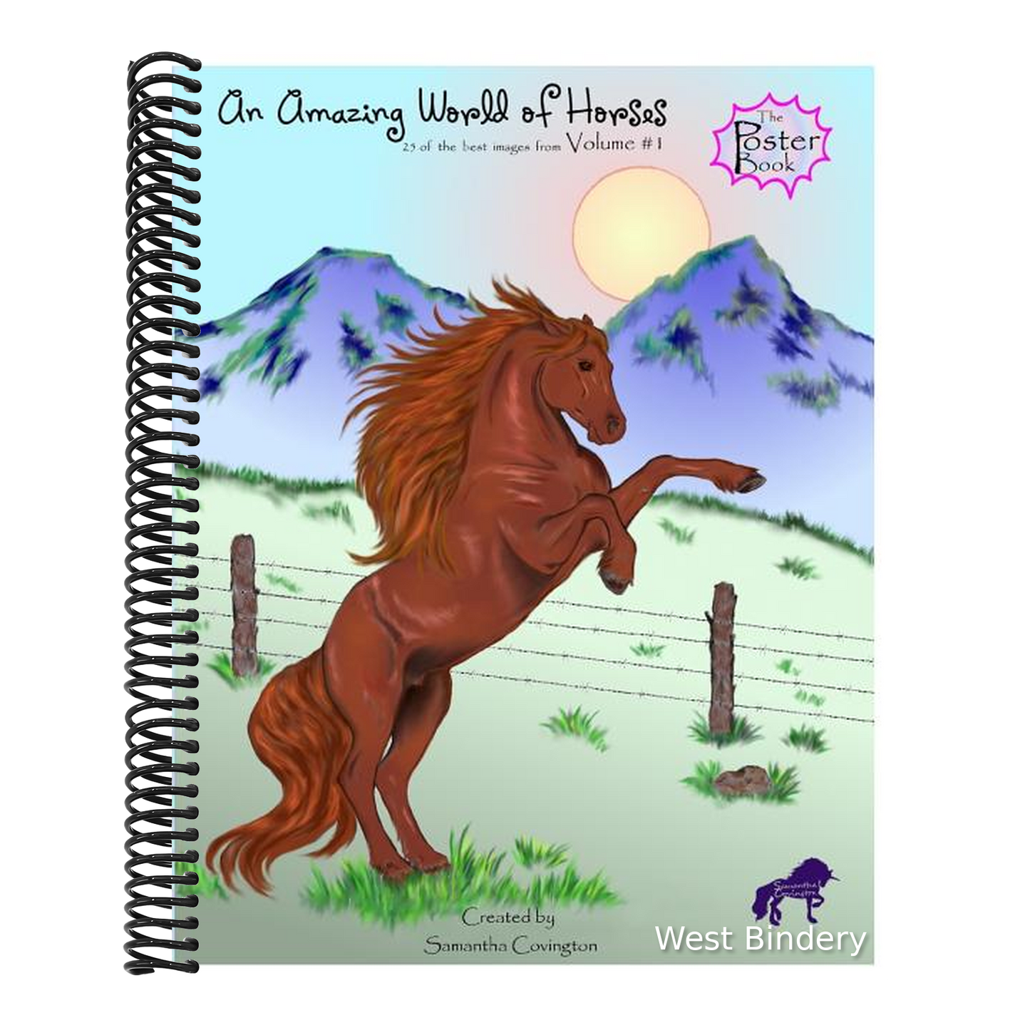 Amazing World of Horses: vol. #1 POSTER BOOK