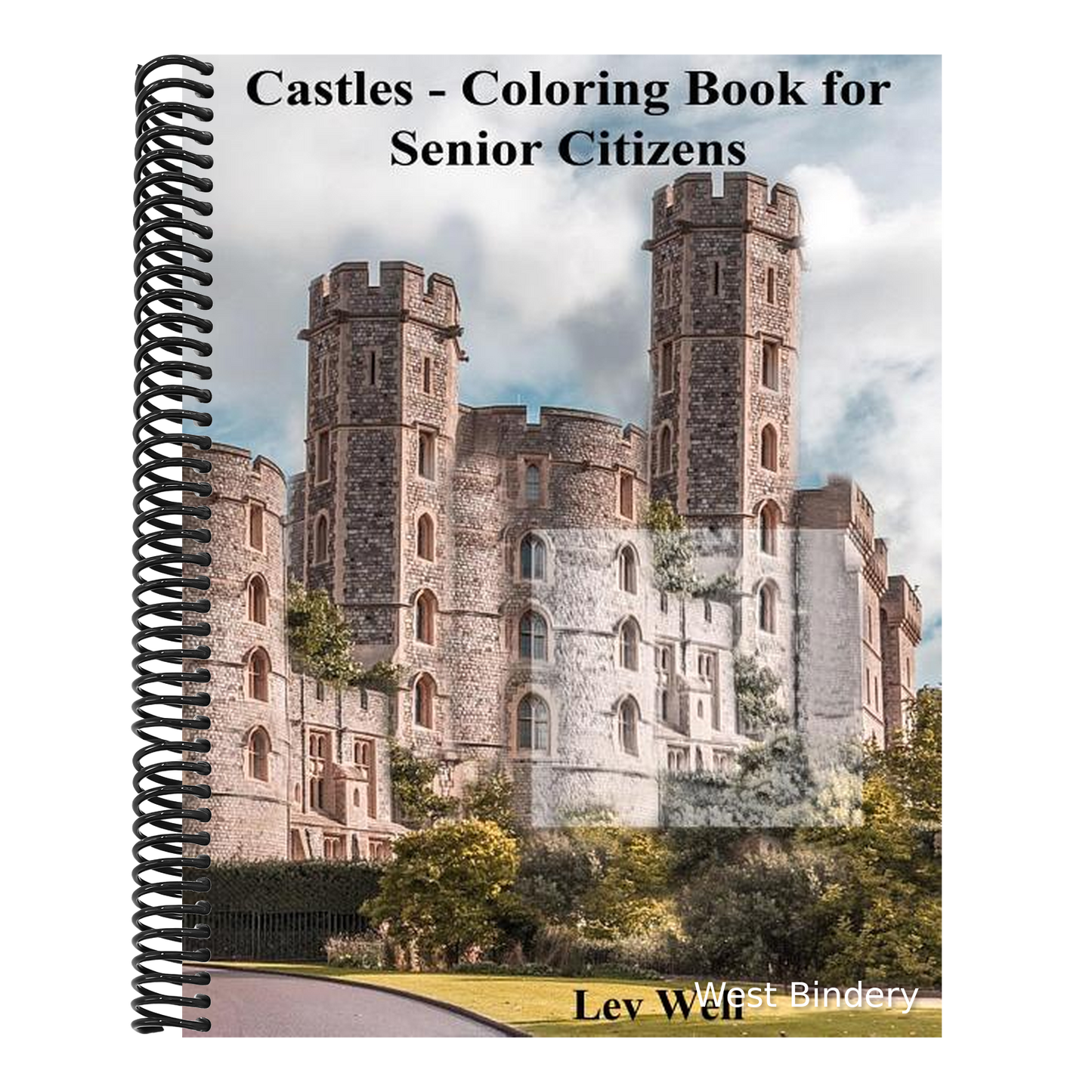 Castles - Coloring Book for Senior Citizens