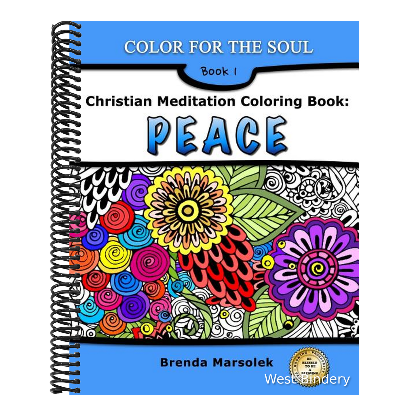 Christian Meditation Coloring Book: Peace