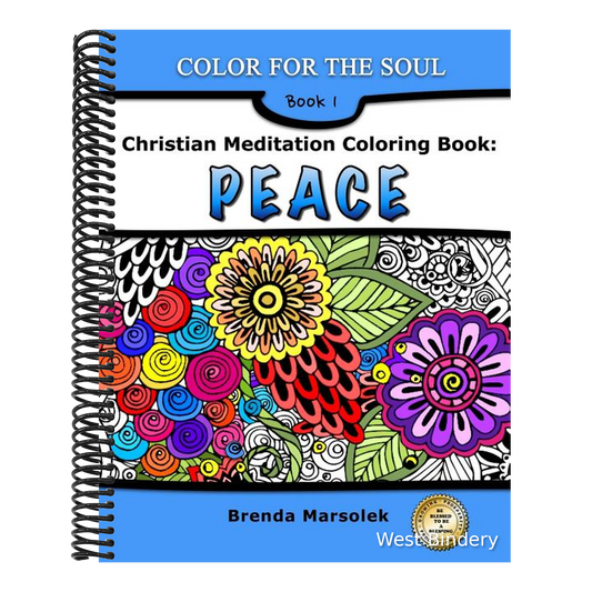 Christian Meditation Coloring Book: Peace