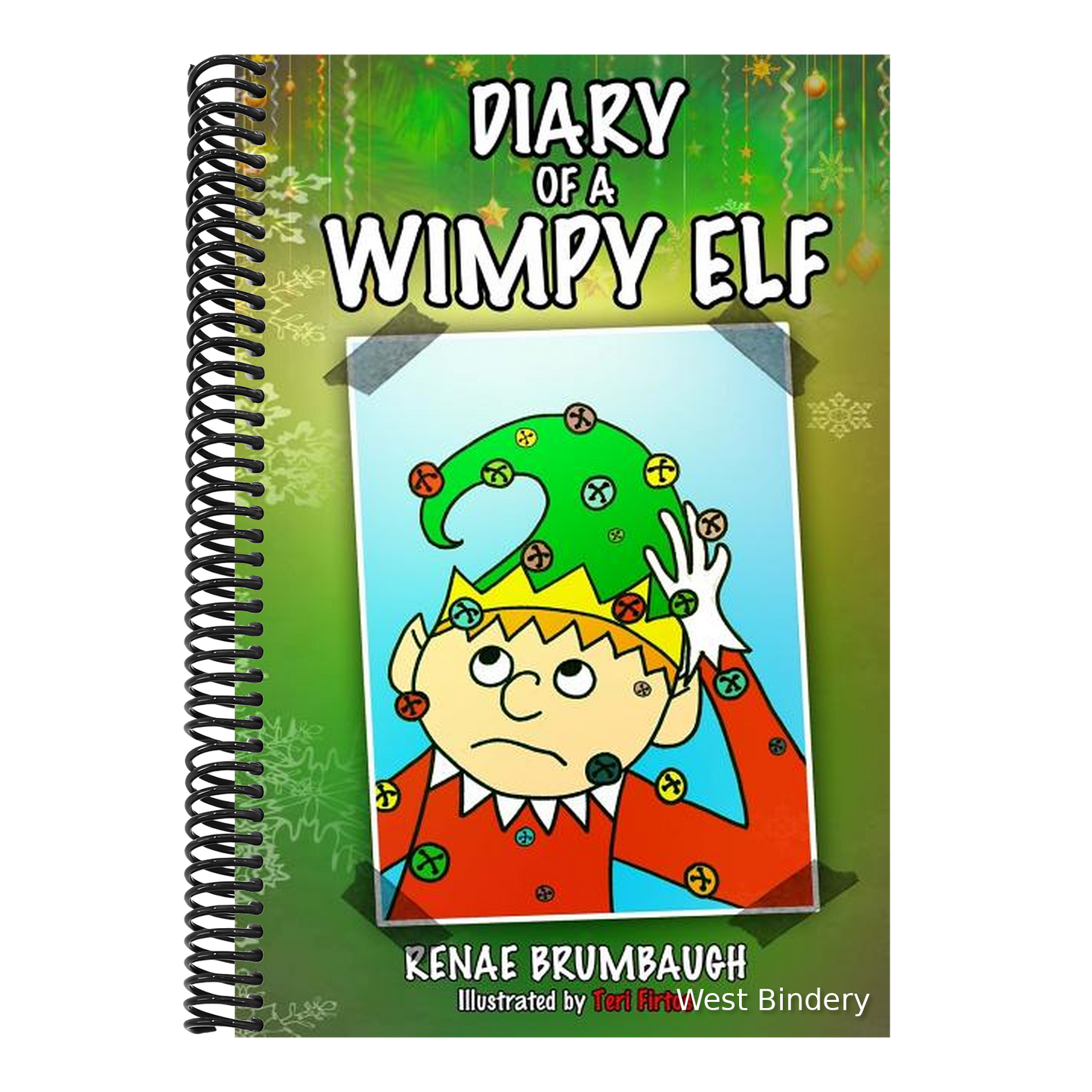 Diary of a Wimpy Elf: A True Confessions Coloring Book Story