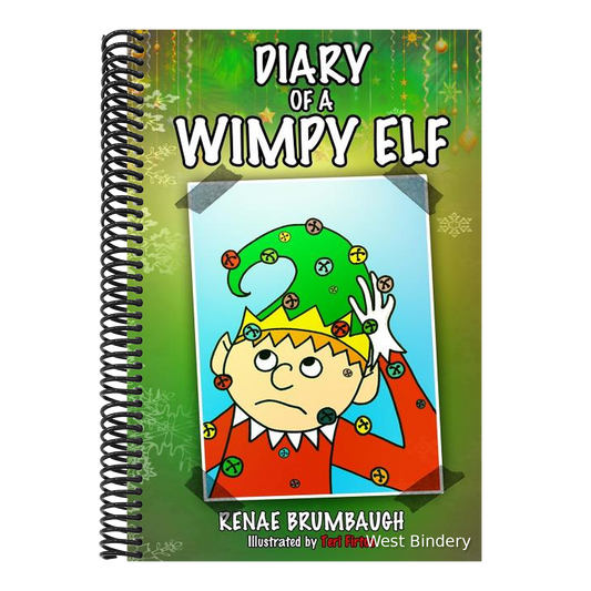 Diary of a Wimpy Elf: A True Confessions Coloring Book Story