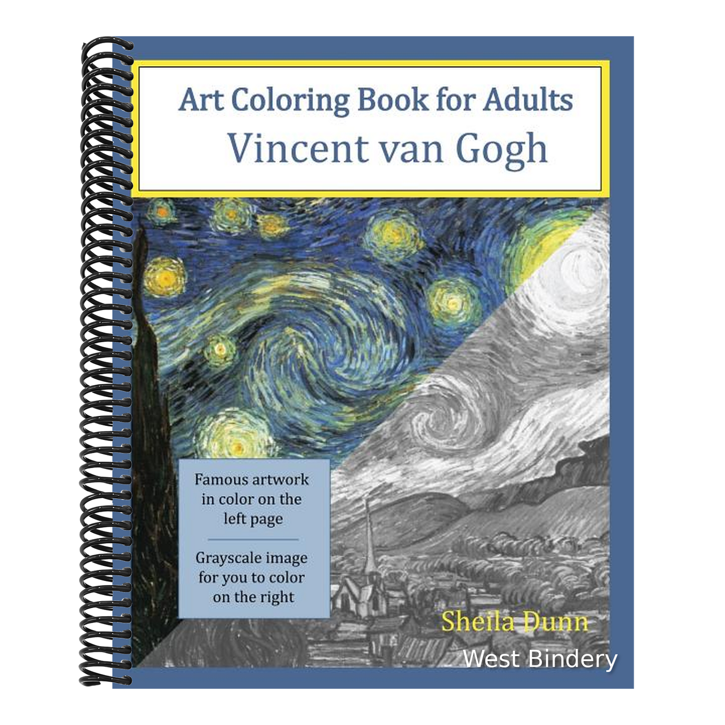 Art Coloring Book for Adults: Vincent van Gogh