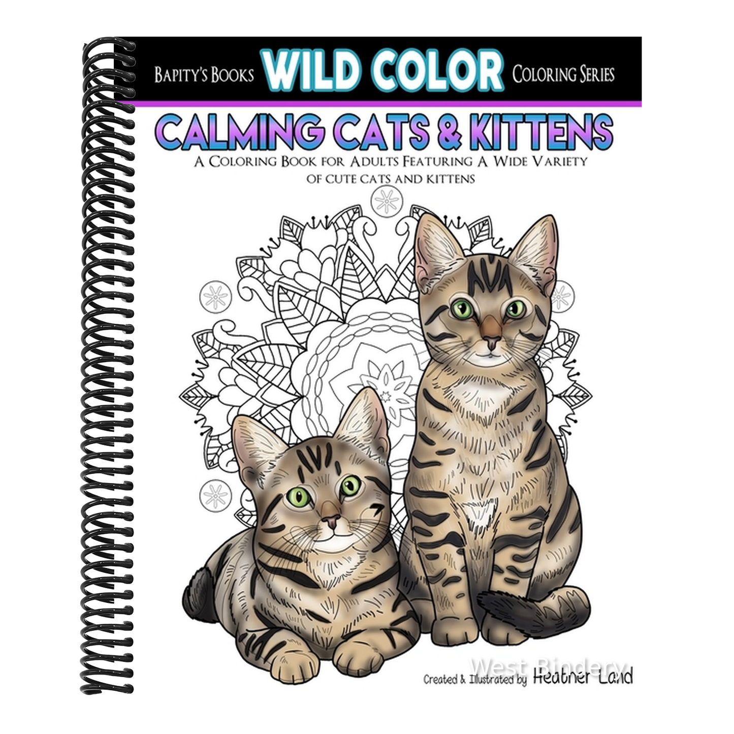 Calming Cats & Kittens: Adult Coloring Book