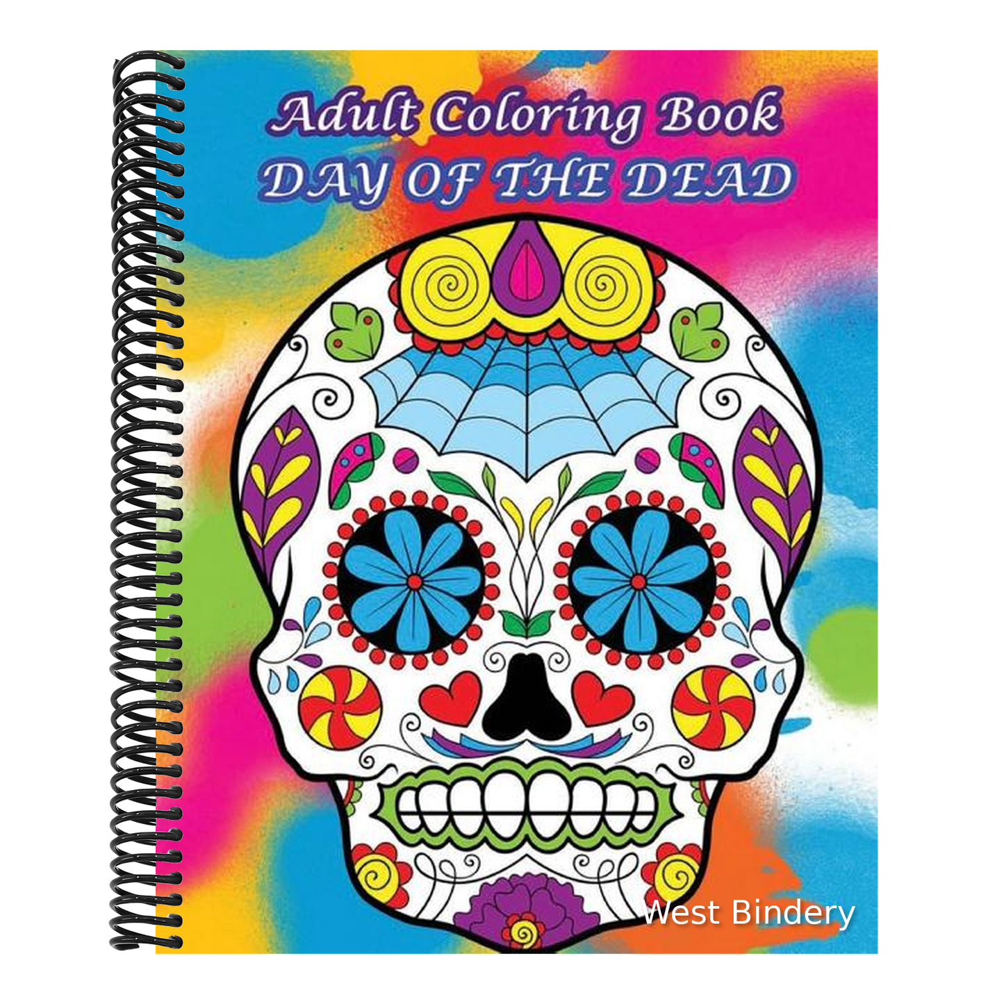 Adult Coloring Book Day Of The Dead: Dia De Los Muertos