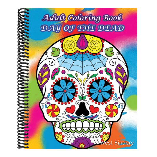 Adult Coloring Book Day Of The Dead: Dia De Los Muertos