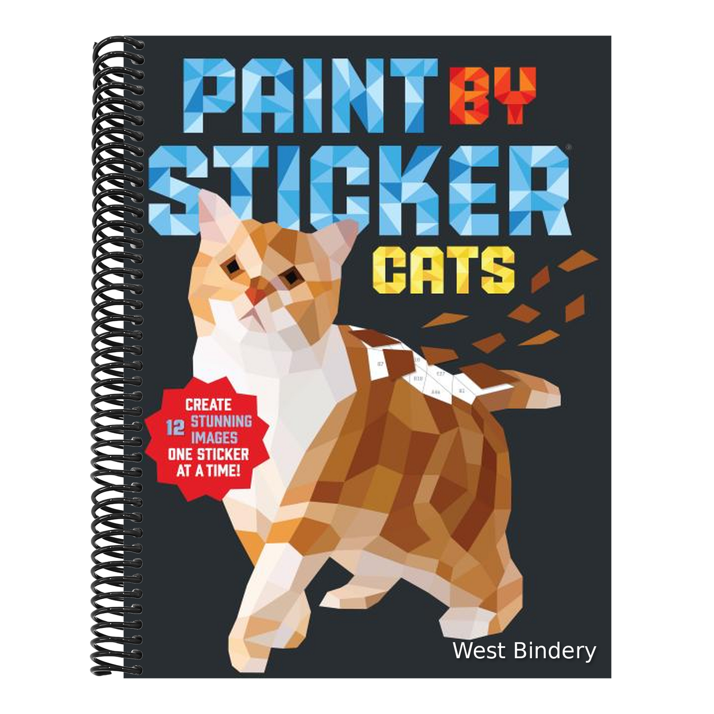 Paint by Sticker (Official): Cats: Create 12 Stunning Images One Sticker at a Time!