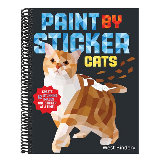 Paint by Sticker (Official): Cats: Create 12 Stunning Images One Sticker at a Time!