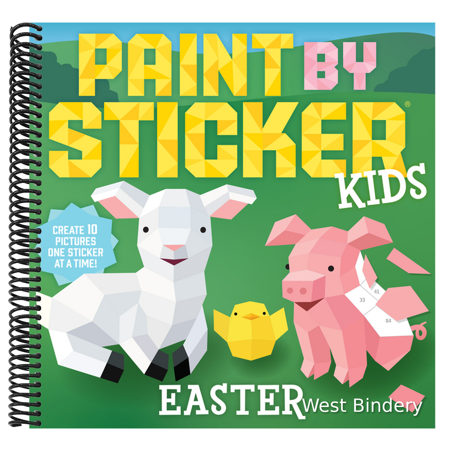 Paint by Sticker Kids (Official): Easter: Create 10 Pictures One Sticker at a Time!